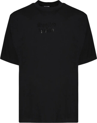 VETEMENTS♡ JAVA EMBROIDERED T-SHIRT Vetements Java Embroidered T-shirt - ShopStyle