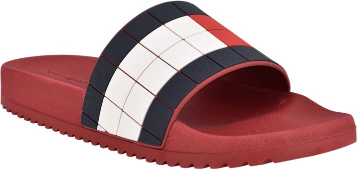 Tommy Hilfiger Men's Ruan Pool Slide Sandals Men's Shoes - ShopStyle