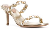 Thumbnail for your product : Gianvito Rossi 80mm Metallic Sandals