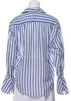 Thumbnail for your product : Caroline Constas Printed Button-Up Blouse