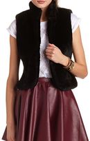 Thumbnail for your product : Charlotte Russe Open-Front Faux-Fur Vest