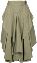 Thumbnail for your product : Kitx asymmetric frilled skirt