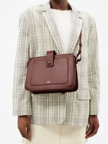 Thumbnail for your product : A.P.C. Albane Smooth-leather Cross-body Bag - Burgundy
