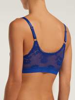 Thumbnail for your product : Stella McCartney Lace Bralette - Womens - Blue