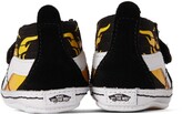 Thumbnail for your product : Vans Baby Black & Yellow Hot Flame Sk8-Hi Crib Sneakers