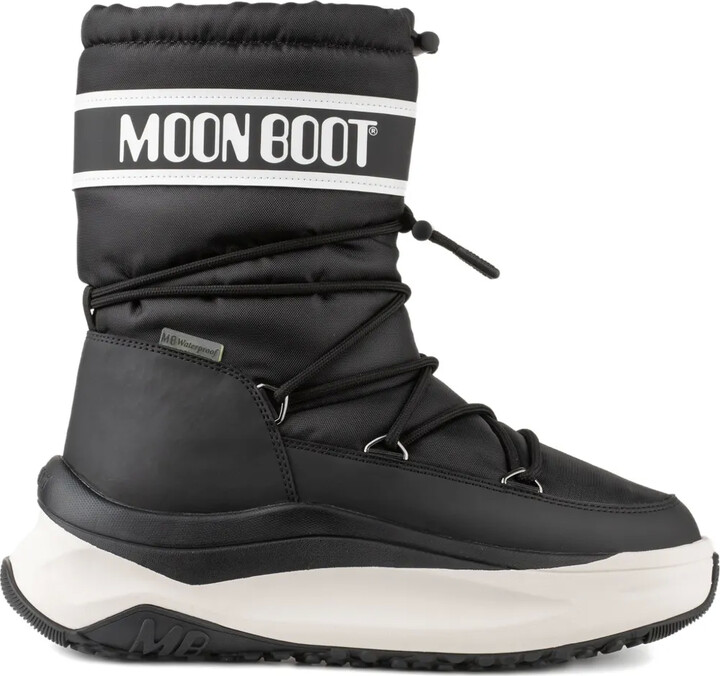 Moon Boot Logo-Print Platform Boots