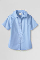 Thumbnail for your product : Lands' End Women's Short Sleeve Peter Pan Broadcloth Blouse