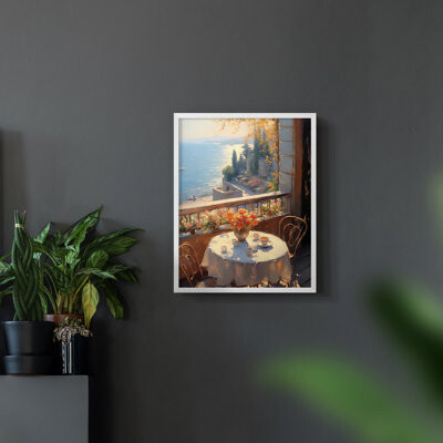 Charlton Home FLORAL Series DCCLVII -Premium Framed Print -Ready to Hang - No Nails Required