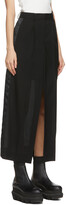 Thumbnail for your product : Sacai Black Wool Suiting Skirt