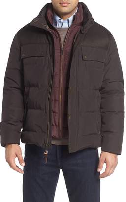 Cole Haan Quilted Military Jacket