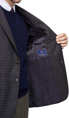 Brooks Brothers Madison Fit Saxxon Wool Check Sport Coat