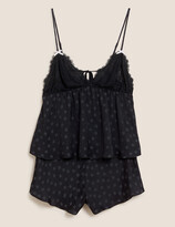 Thumbnail for your product : Marks and Spencer Satin Polka Dot Camisole Pyjama Set