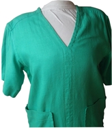 Thumbnail for your product : Saint Laurent Green Linen Dress