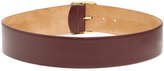 Thumbnail for your product : W.KLEINBERG W.Kleinberg Glazed Leather Bar Belt