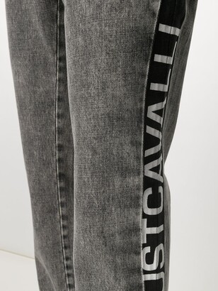 Just Cavalli Side Logo Straight-Leg Jeans