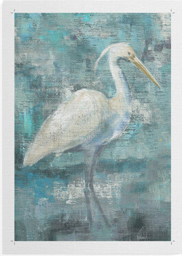 Rosecliff Heights Coastal Egret I -Canvas Print Only - NOT FRAMED