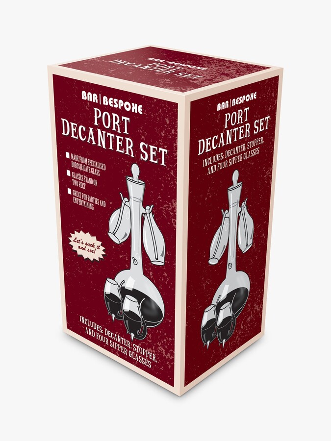 Bar Bespoke Port Decanter & Glasses Set, 750ml ShopStyle