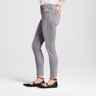 Mossimo Women's High Rise Skinny Dion Gray