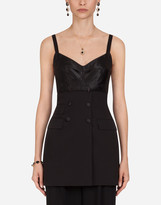 Thumbnail for your product : Dolce & Gabbana Short Woolen Fabric Dress