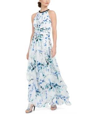 flowing chiffon maxi dress
