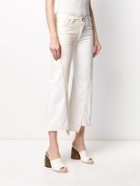 Thumbnail for your product : Lanvin Twisted Stitches Cropped Jeans