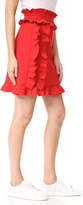 Thumbnail for your product : MSGM Side Ruffle Skirt