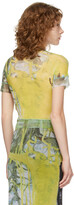 Thumbnail for your product : Ottolinger Yellow & Green Mesh T-Shirt