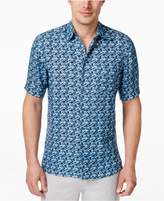 Thumbnail for your product : Tasso Elba Men's Silk Linen Short-Sleeve Shirt, Created for Macy's