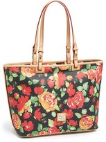 Thumbnail for your product : Dooney & Bourke 'Rose Garden' Coated Cotton Shopper