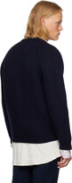 Thumbnail for your product : Maison Margiela Navy Layered Three-Piece Sweater