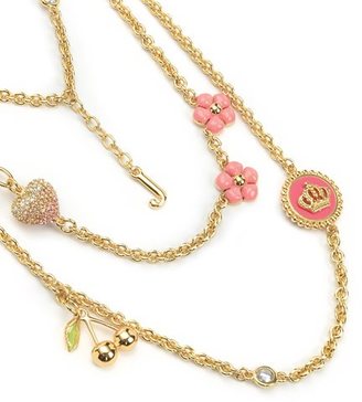 Juicy Couture Multi Layer Charm Necklace