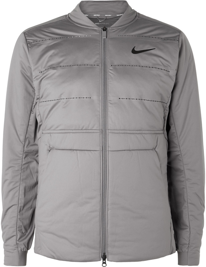 nike quilted jacket