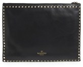 Thumbnail for your product : Valentino 'XL Rockstud' Calfskin Clutch