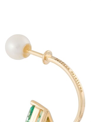 Delfina Delettrez 18kt gold Complex Gemetries diamond earring