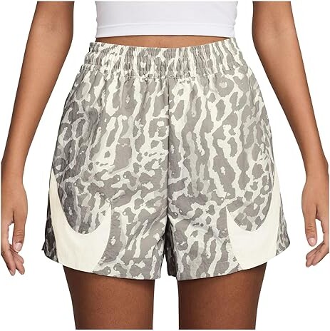 (取寄) ナイキ レディース スポーツウェア トレンド ウーブン ヘリテージ オール オーバー プリント ショーツ Nike women Sportswear Trend Woven Heritage All Over Print Shorts College Grey/Sail Nike Sportswear Trend Woven Heritage All Over Print Shorts Women's
