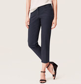 Thumbnail for your product : LOFT Stretch Cotton Cropped Pants in Marisa Fit
