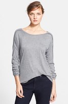 Thumbnail for your product : Vince Seamed Long Sleeve Crewneck Top