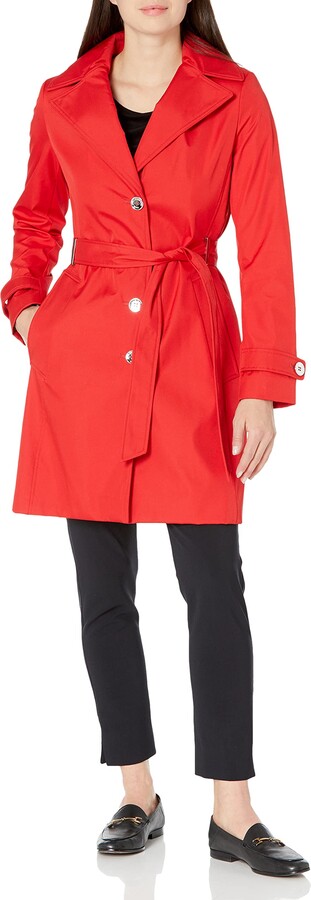 Calvin Klein Red Women's Outerwear | Shop the world's largest 