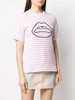 Thumbnail for your product : Markus Lupfer Ivy Ponte Stripe T-shirt