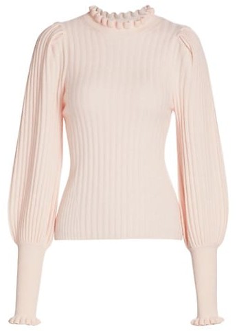 blush cashmere cardigan