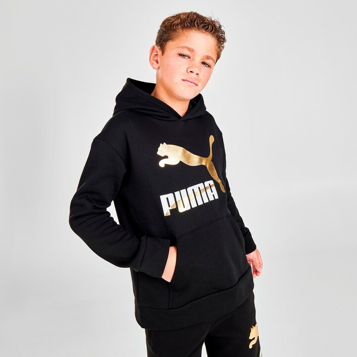 Puma Kids' Metallic Logo Pullover Hoodie - ShopStyle Girls' Sweatshirts