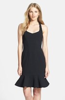Thumbnail for your product : Black Halo 'Carabelle' Flounced Stretch Crepe Sheath Dress