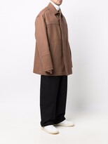 Thumbnail for your product : Jacquemus Concealed-Front Button Coat