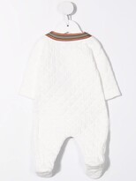 Thumbnail for your product : Burberry Children Icon Stripe quilted pajamas