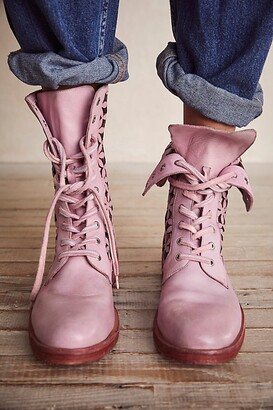 Free People Flower Power Lace-Up Boots - ShopStyle