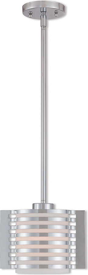 Livex Lighting Livex Mission 1-Light Polished Chrome Bath-Light