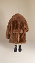 Thumbnail for your product : Burberry Oversize Shearling Coat