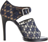 Thumbnail for your product : Carven Embroidered Lace Mary Jane Sandals