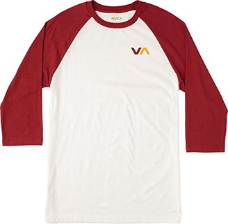 RVCA Men's Two Color Va Raglan T-Shirt