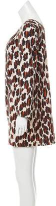 Rachel Comey Silk Leopard Print Dress